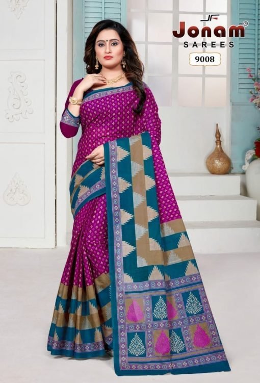 Casual Wear Floral Print Minu Premium cotton printed designer saree,  Without Blouse Piece, 5.5 m (separate blouse piece) at Rs 383 in Kolkata