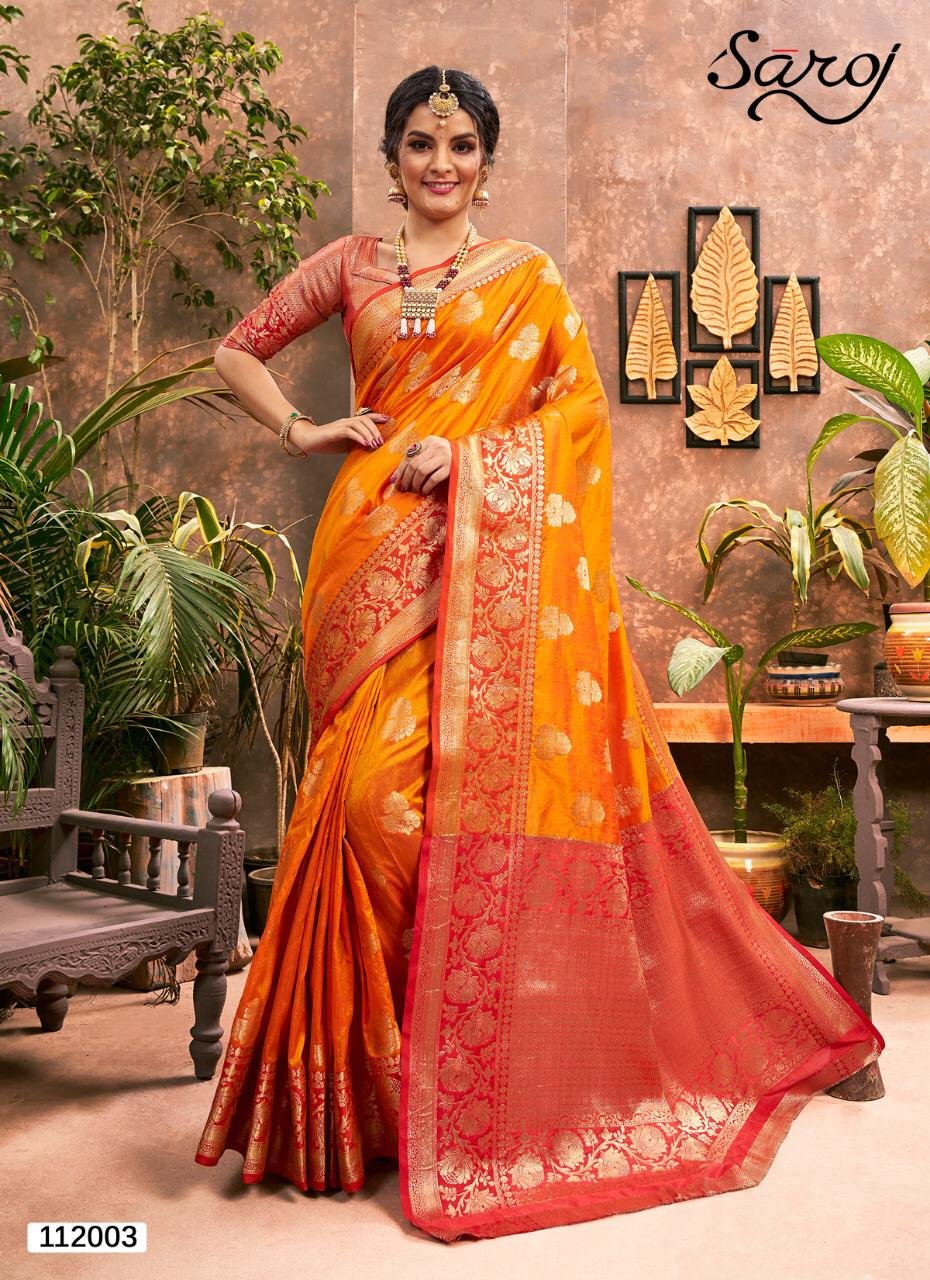 Buy Coral Sarees for Women by ARRIVA FAB Online | Ajio.com