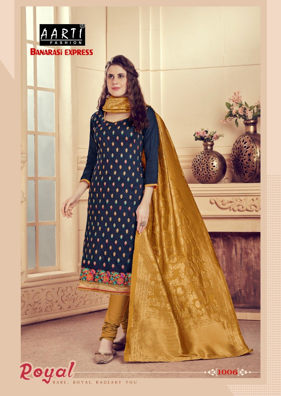 Banarasi Cotton Silk Suit*... - Dress material.shopholic | Facebook