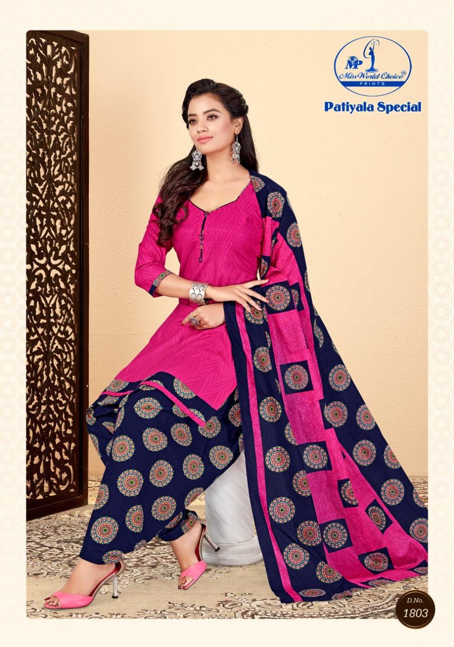 Cotton Patiyala Dress Material at Rs 395 in Surat | ID: 22131431012